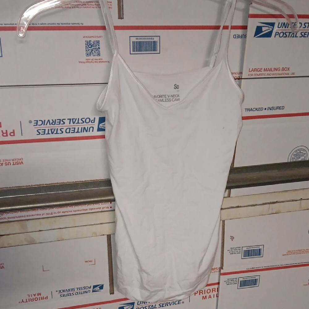 SO Size S Classic White Camisole Top (SKU 559)